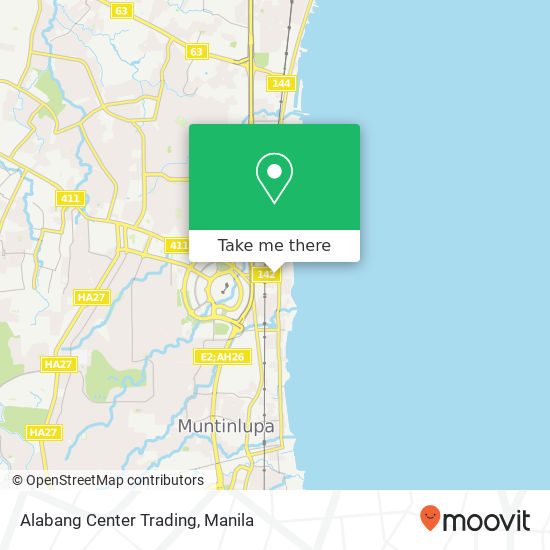 Alabang Center Trading map