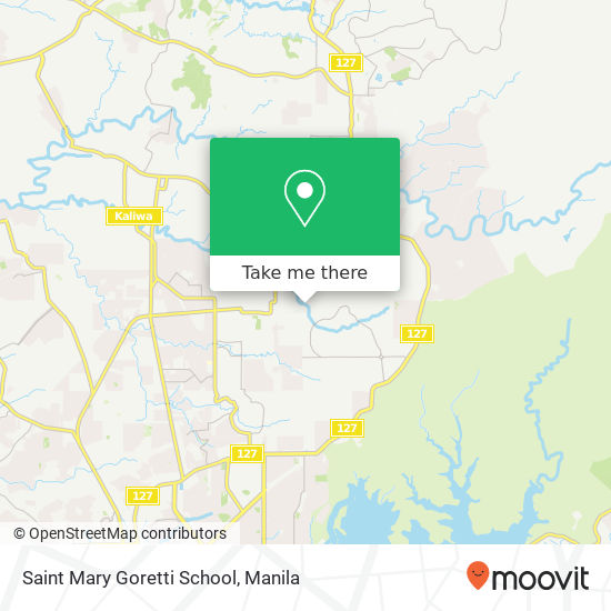 Saint Mary Goretti School map