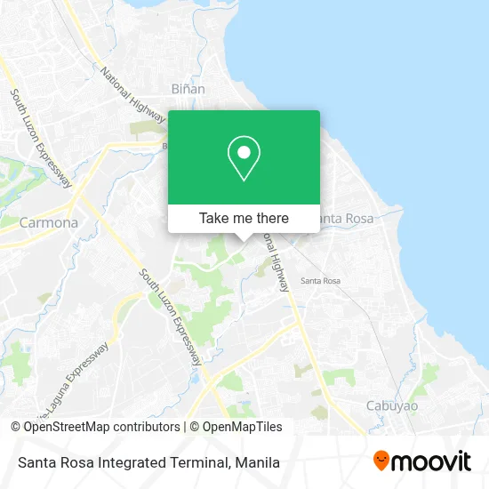 Santa Rosa Integrated Terminal map