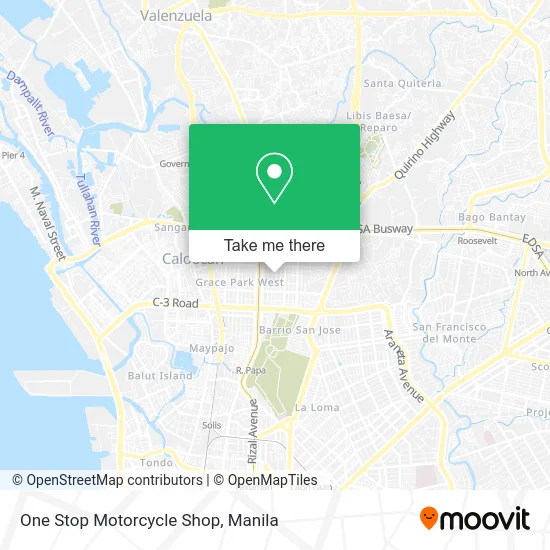 One Stop Motorcycle Shop map