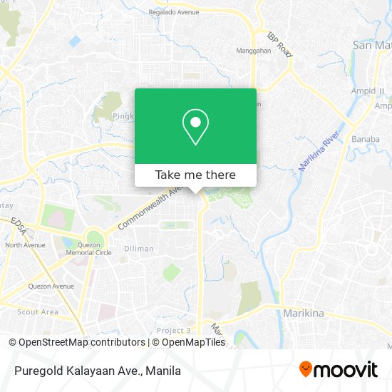 Puregold Kalayaan Ave. map