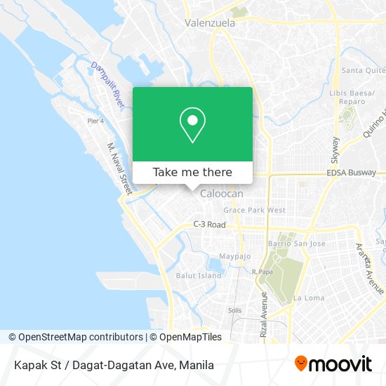 Kapak St / Dagat-Dagatan Ave map