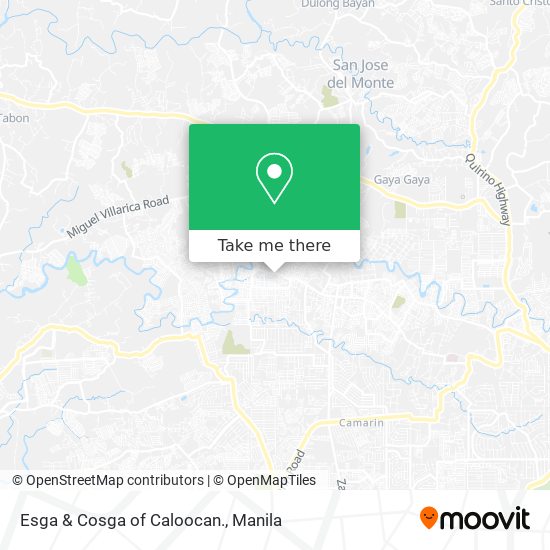 Esga & Cosga of Caloocan. map