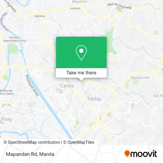 Mapandan Rd map