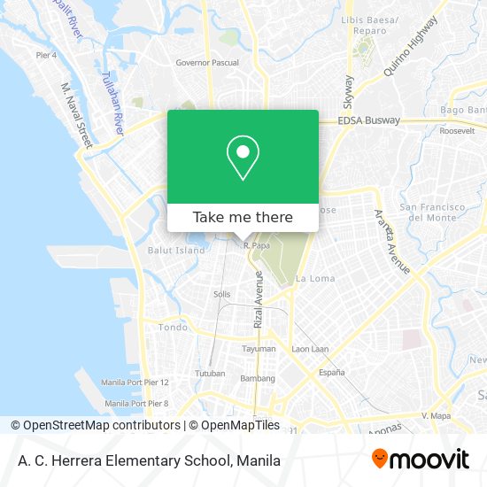 A. C. Herrera Elementary School map