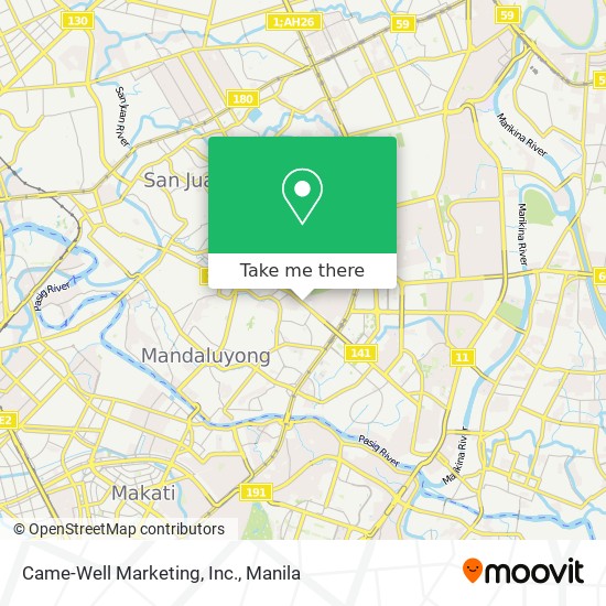 Came-Well Marketing, Inc. map