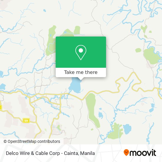 Delco Wire & Cable Corp - Cainta map