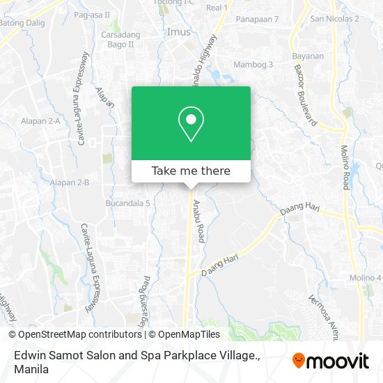 Edwin Samot Salon and Spa Parkplace Village. map