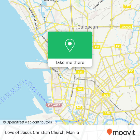 Love of Jesus Christian Church map