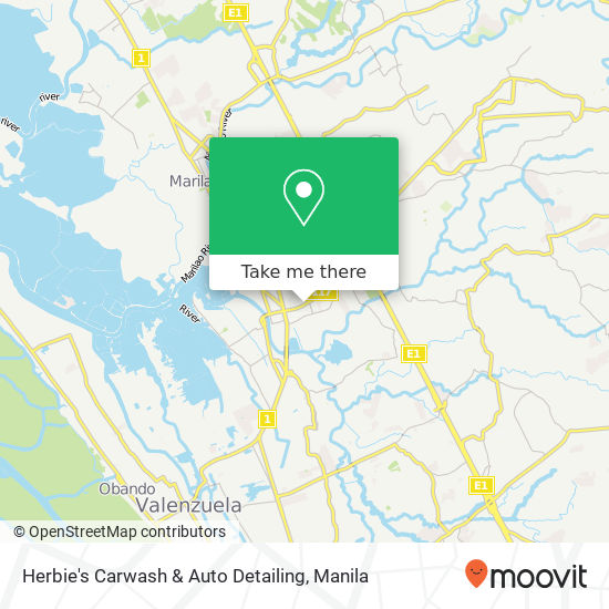 Herbie's Carwash & Auto Detailing map