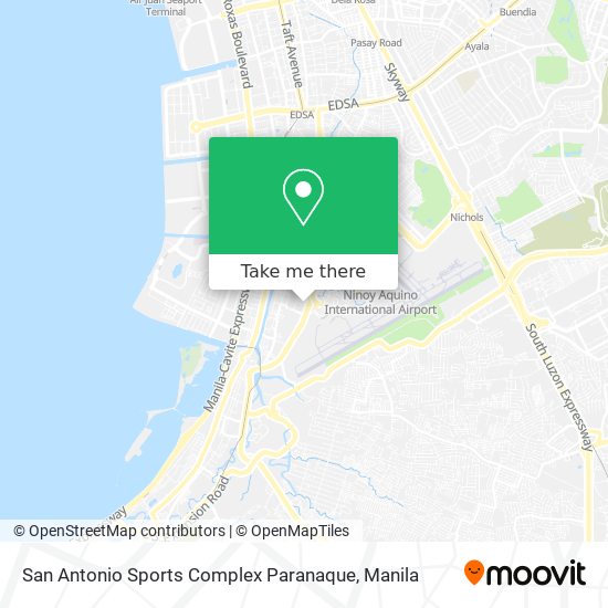 San Antonio Sports Complex Paranaque map