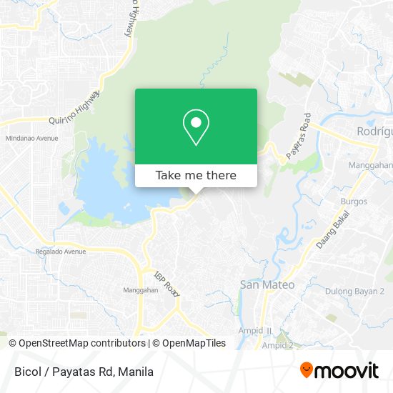 Bicol / Payatas Rd map