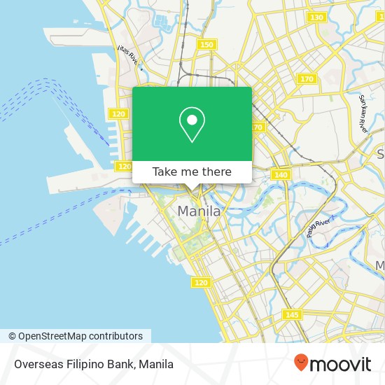 Overseas Filipino Bank map