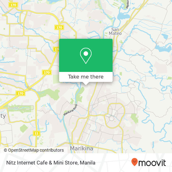 Nitz Internet Cafe & Mini Store map