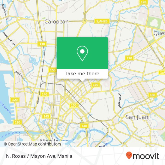 N. Roxas / Mayon Ave map