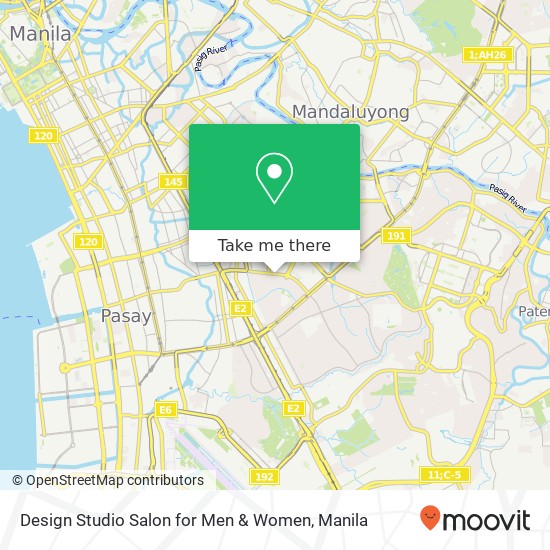 Design Studio Salon for Men & Women map