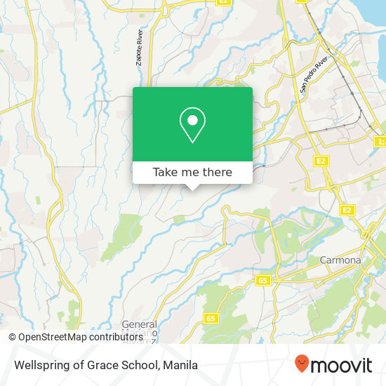 Wellspring of Grace School map