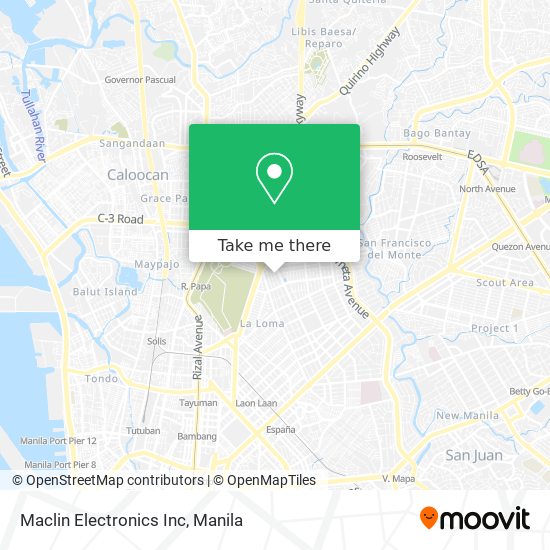 Maclin Electronics Inc map