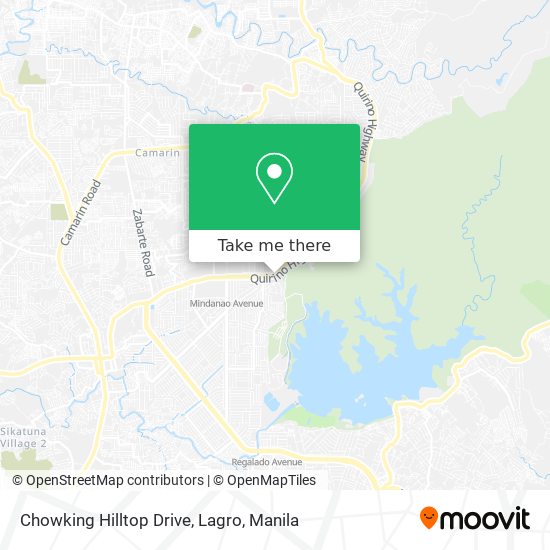 Chowking Hilltop Drive, Lagro map