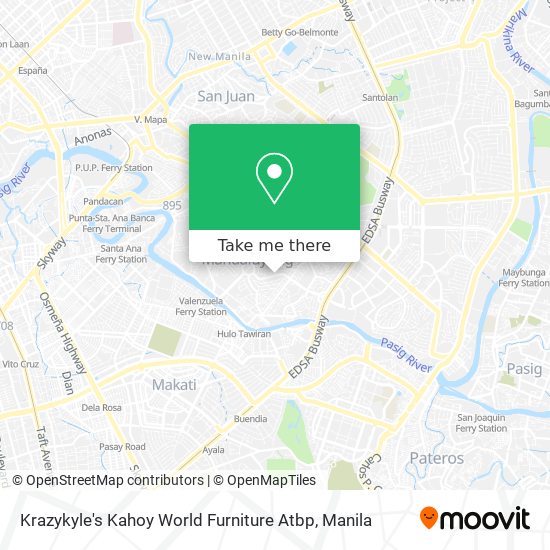 Krazykyle's Kahoy World Furniture Atbp map