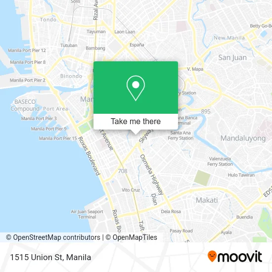 1515 Union St map