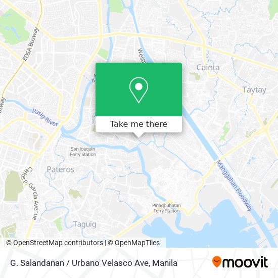 G. Salandanan / Urbano Velasco Ave map