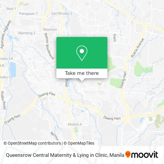 Queensrow Central Maternity & Lying in Clinic map