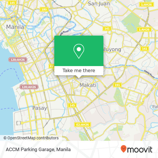 ACCM Parking Garage map