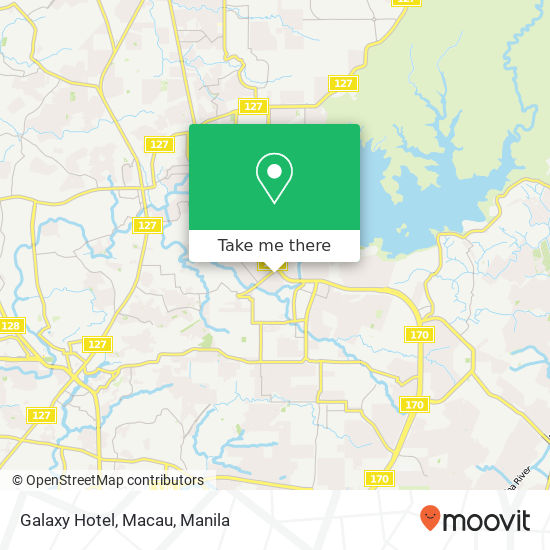 Galaxy Hotel, Macau map