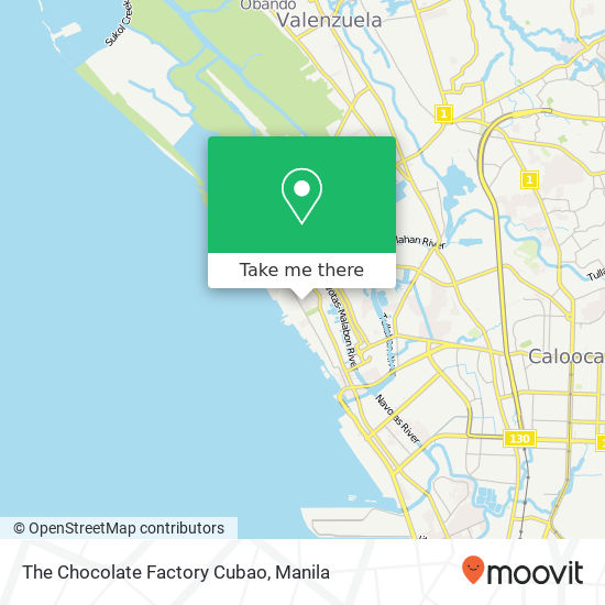 The Chocolate Factory Cubao map