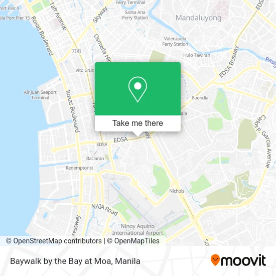 Baywalk by the Bay at Moa map