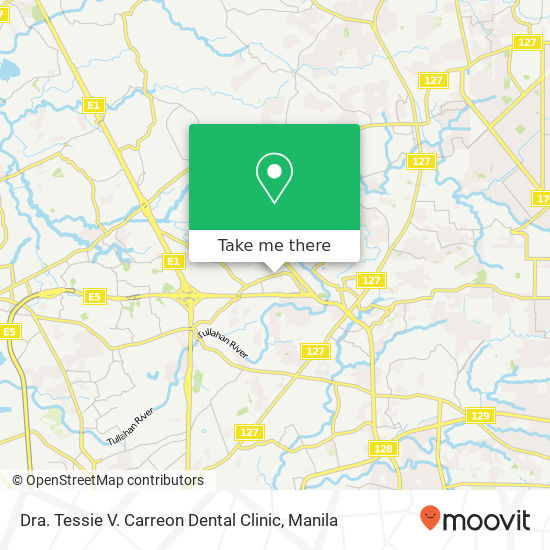 Dra. Tessie V. Carreon Dental Clinic map