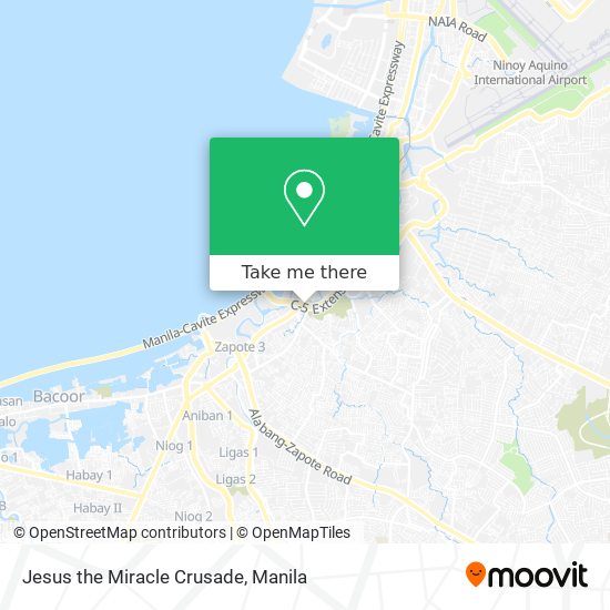 Jesus the Miracle Crusade map