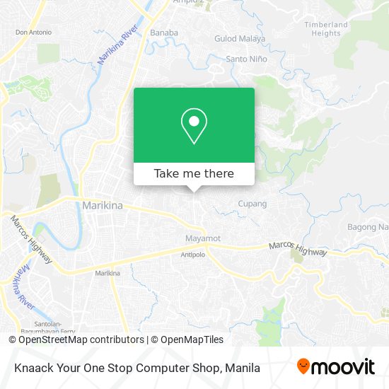 Knaack Your One Stop Computer Shop map