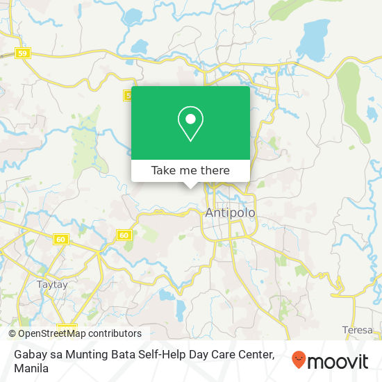 Gabay sa Munting Bata Self-Help Day Care Center map