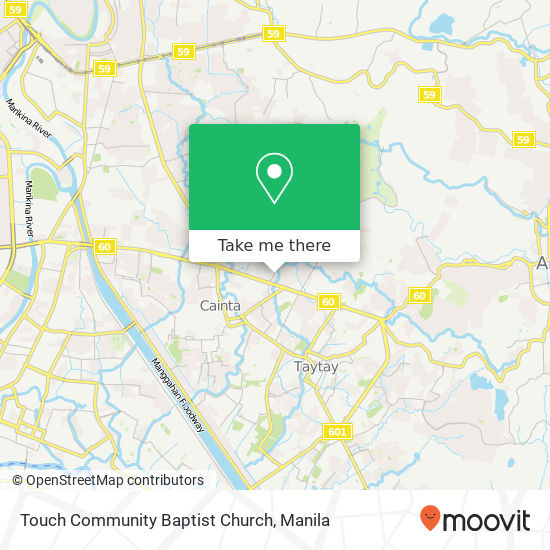 Touch Community Baptist Church map