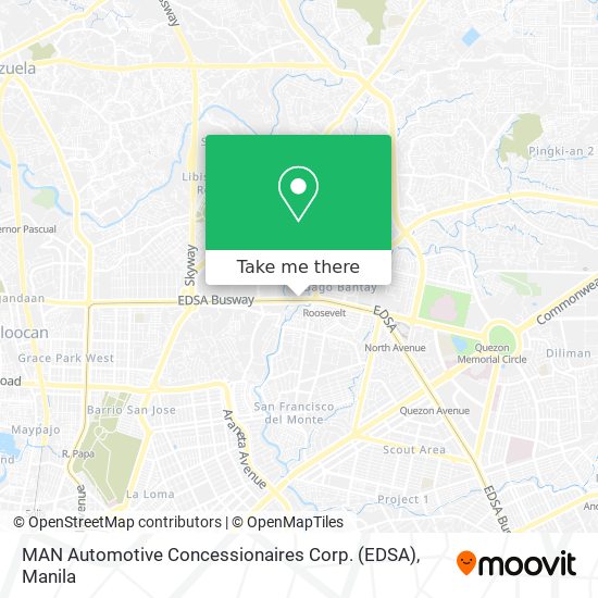 MAN Automotive Concessionaires Corp. (EDSA) map