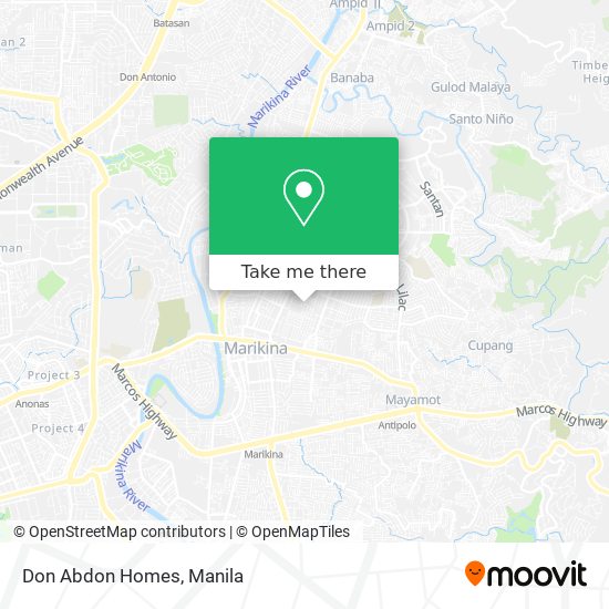 Don Abdon Homes map