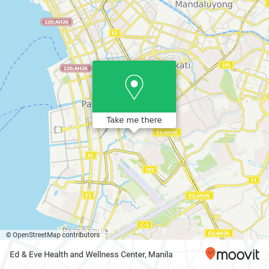 Ed & Eve Health and Wellness Center map