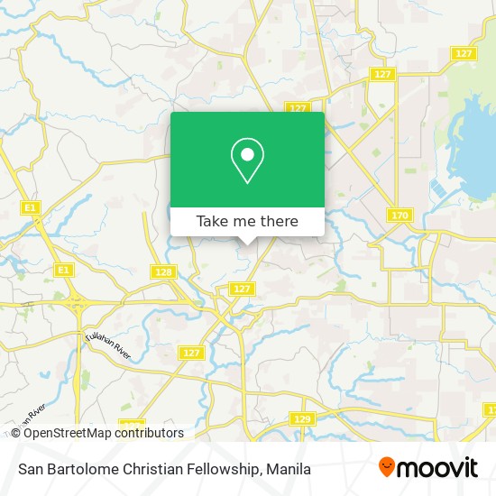 San Bartolome Christian Fellowship map