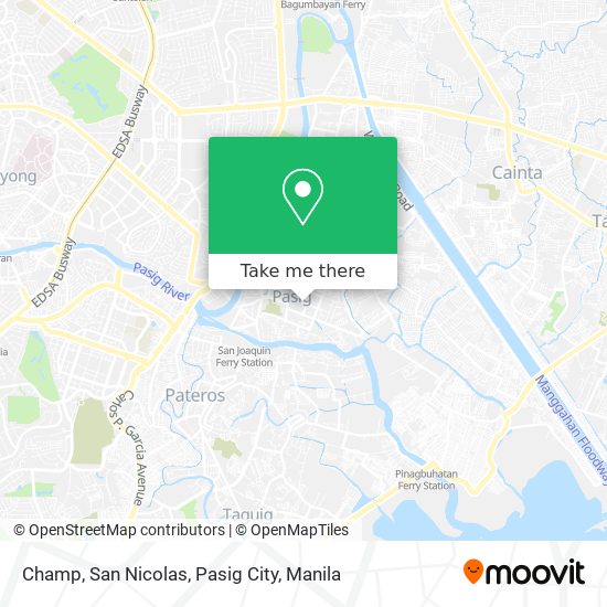 Champ, San Nicolas, Pasig City map