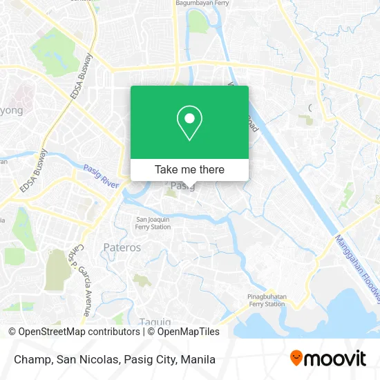 Champ, San Nicolas, Pasig City map