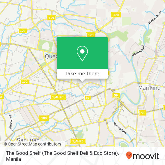 The Good Shelf (The Good Shelf Deli & Eco Store) map