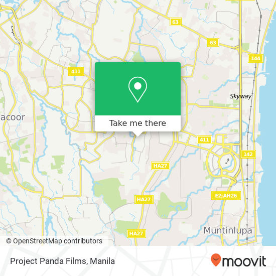 Project Panda Films map