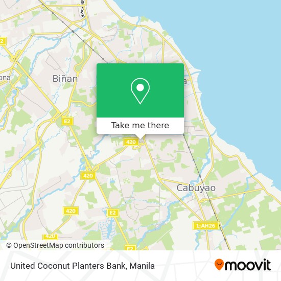United Coconut Planters Bank map