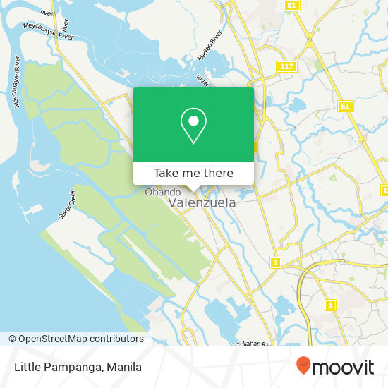 Little Pampanga map