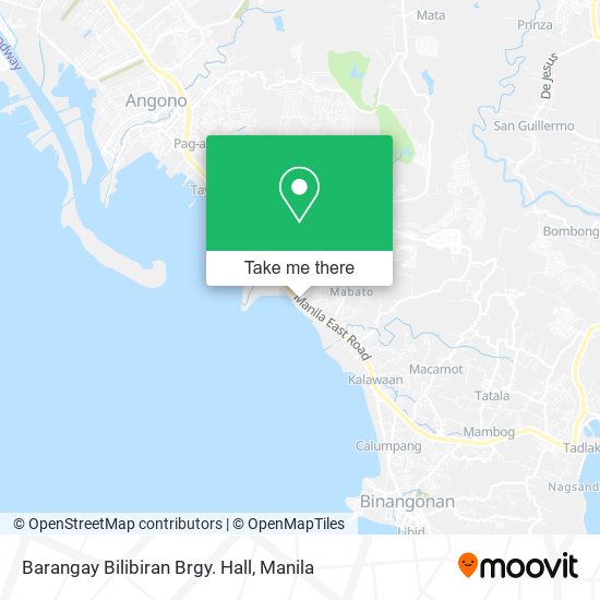 Barangay Bilibiran Brgy. Hall map