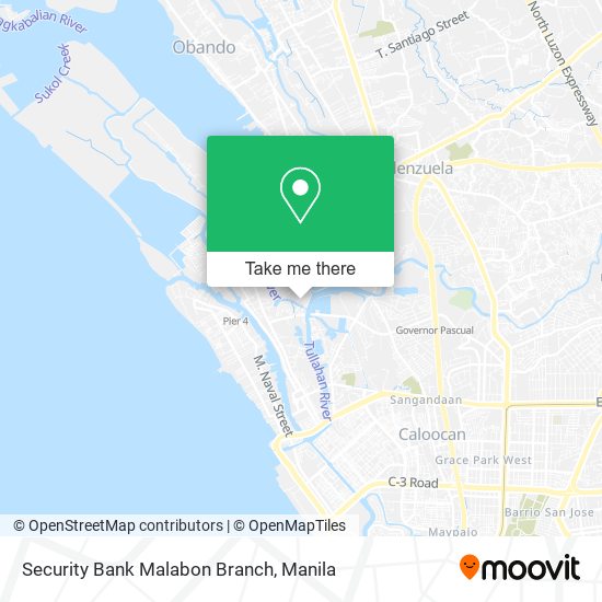 Security Bank Malabon Branch map