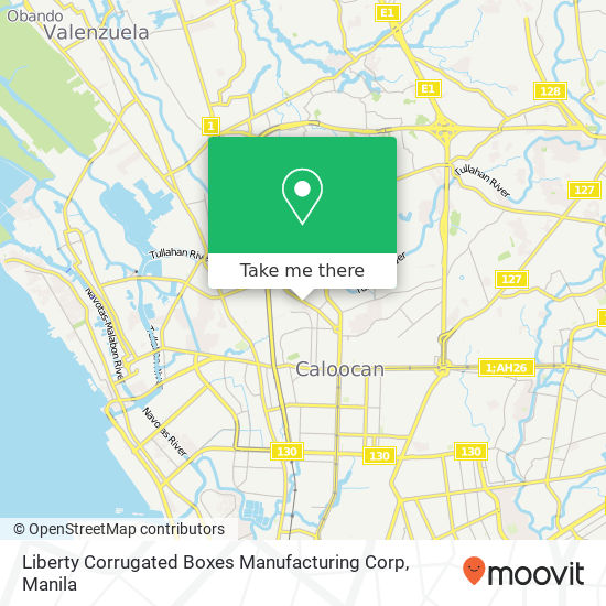 Liberty Corrugated Boxes Manufacturing Corp map