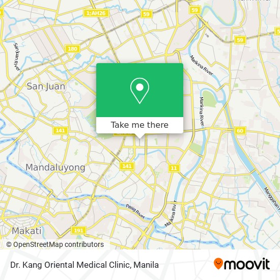 Dr. Kang Oriental Medical Clinic map